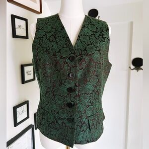 Vintage 90s Loft Brocade Vest